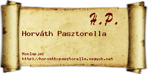 Horváth Pasztorella névjegykártya